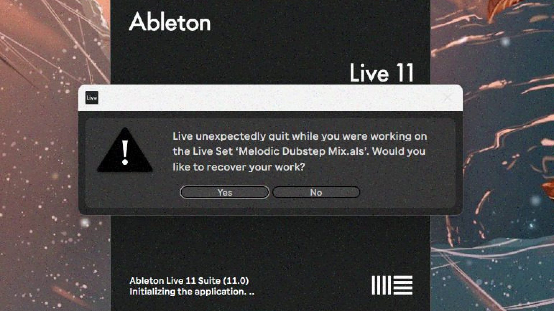 Ableton Live Project Recovery - What To Do If Ableton Live Crashes - Plugin  Mixer